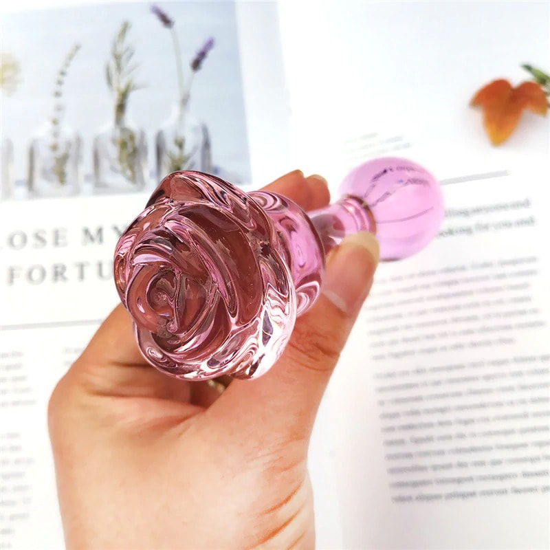 Dildo Cristal Rosa - Imagen 3