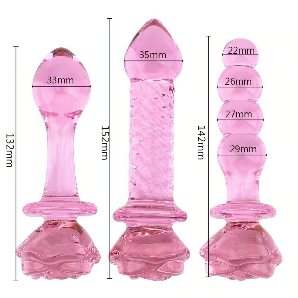 Dildo Cristal Rosa - Imagen 2