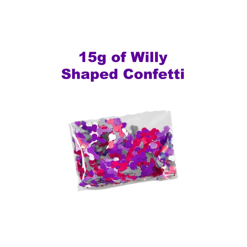 Confeti en forma de pene