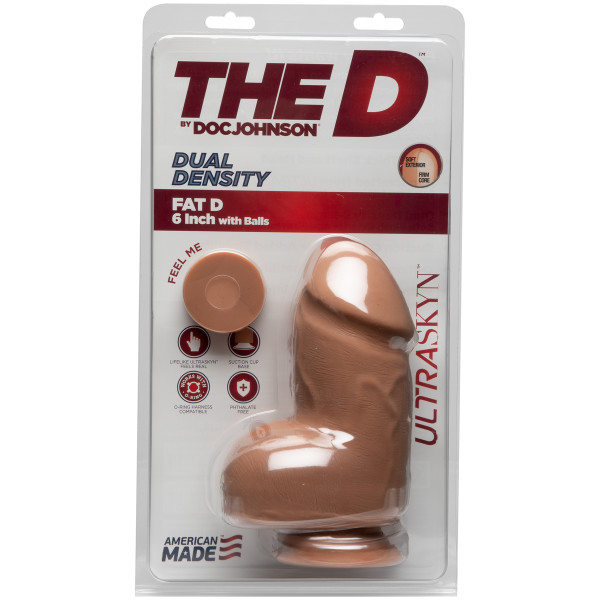 The D - Fat D - 15 cms con bolas - ULTRASKYN - Caramelo - Imagen 2