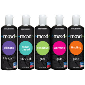 Mood - Lubricantes y deslizantes - Paquete de 5 - 1 fl. onz.