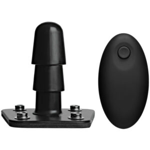 Base vibradora Vac-U-Lock con control remoto inalámbrico - Negro