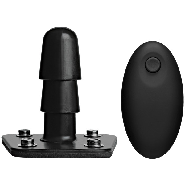 Base vibradora Vac-U-Lock con control remoto inalámbrico - Negro
