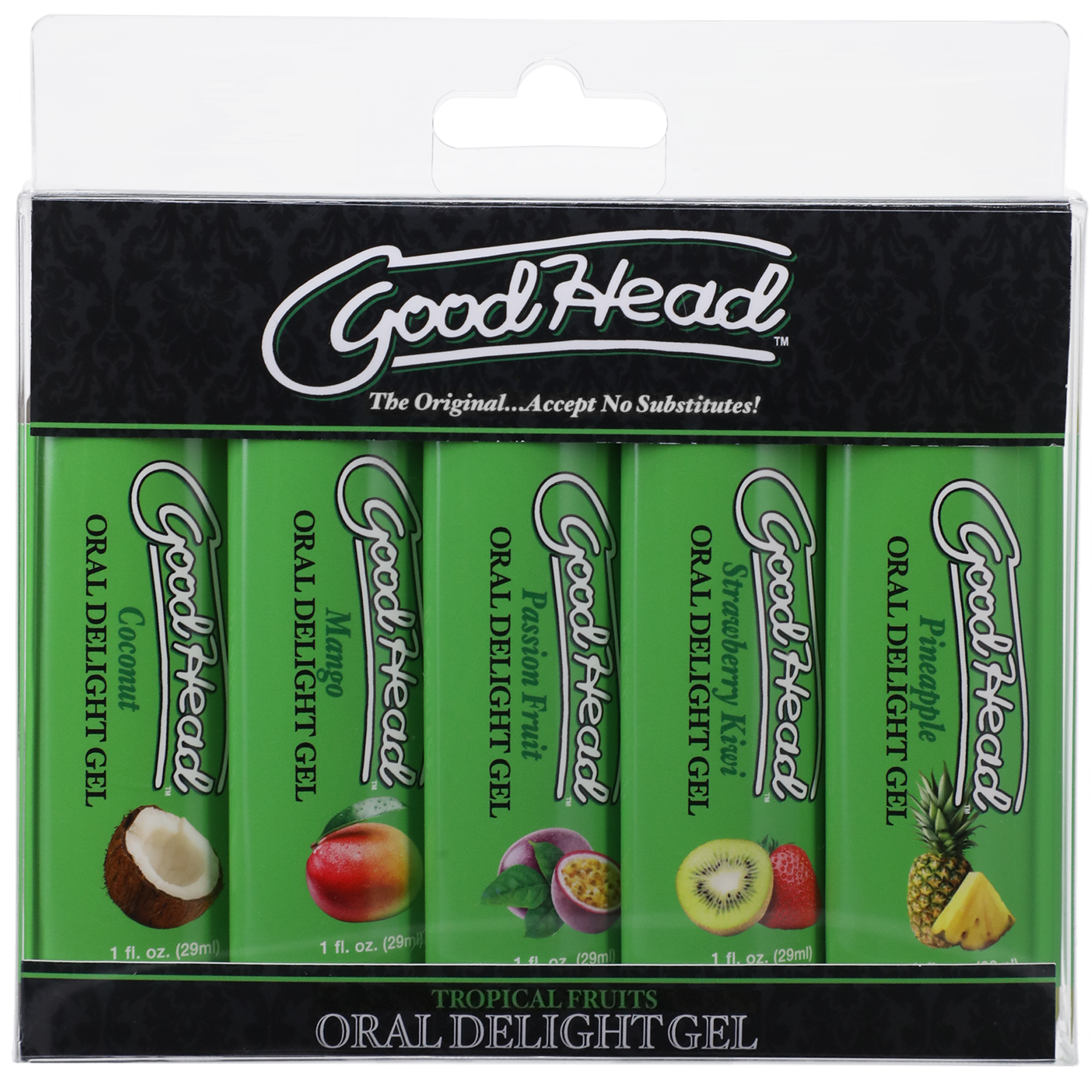 GoodHead - Oral Delight Gel - Tropical Fruits - 5 Pack - 1 fl. oz.