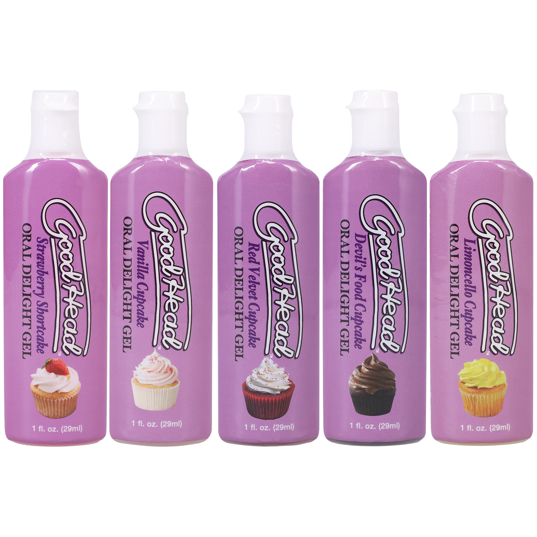 GoodHead - Oral Delight Gel - Cupcakes - 5 Pack - 1 fl. oz. - Imagen 2
