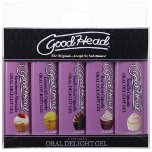 GoodHead - Oral Delight Gel - Cupcakes - 5 Pack - 1 fl. oz.