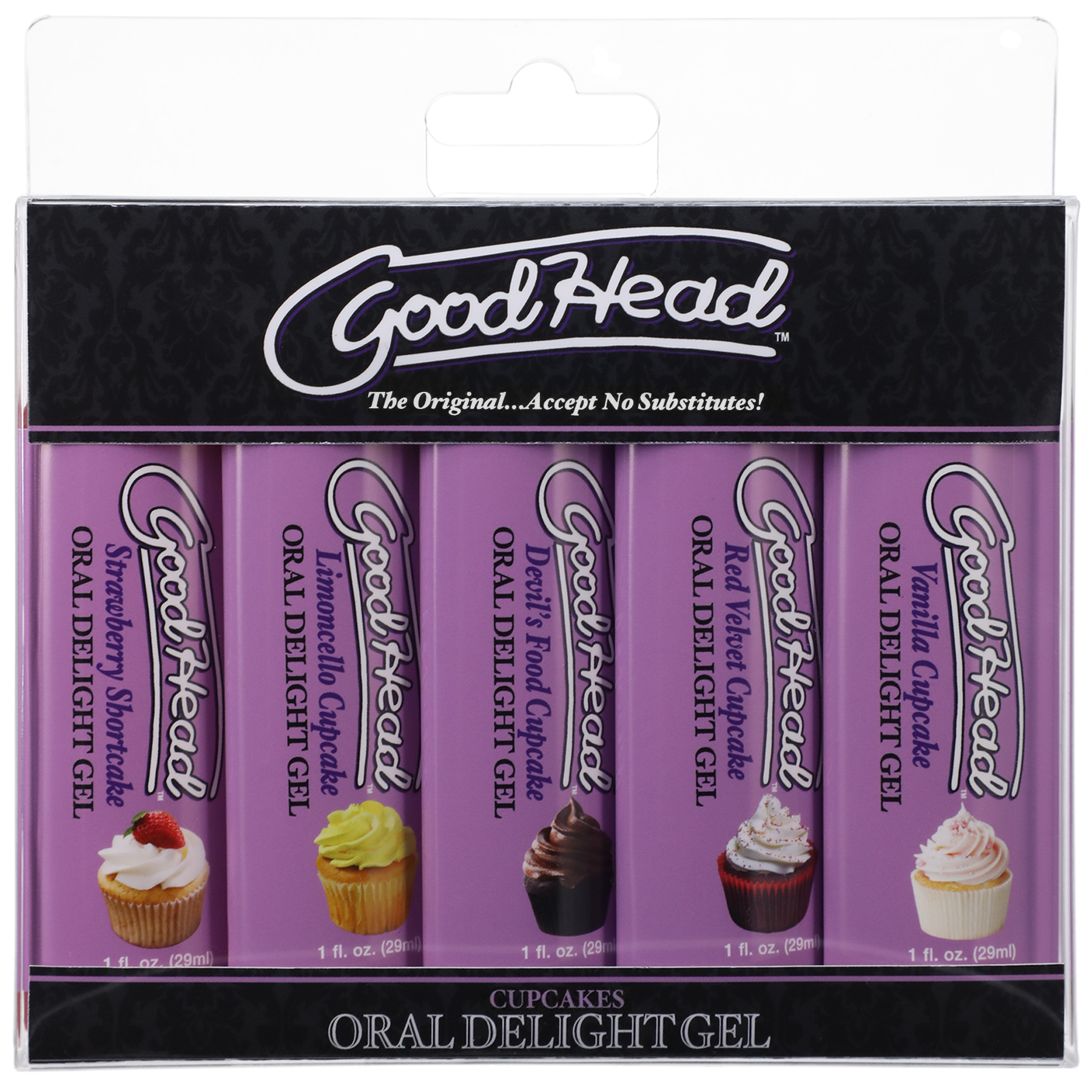 GoodHead - Oral Delight Gel - Cupcakes - 5 Pack - 1 fl. oz.