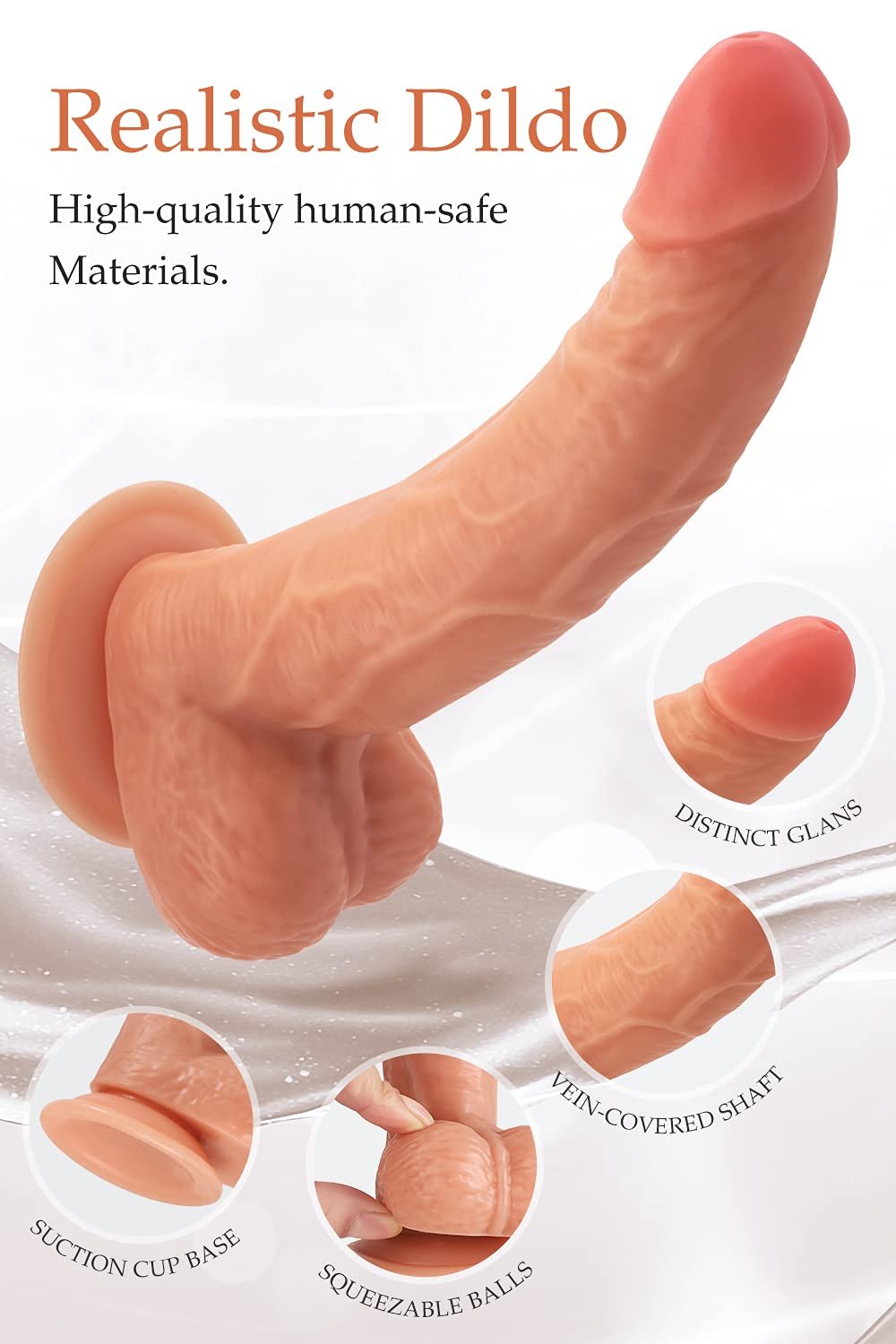 Dildo curvo de 22 cm - Imagen 2