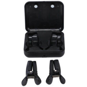Merci - Vibro Grippers - Pinzas para pezones vibratorias inalámbricas con estuche recargable