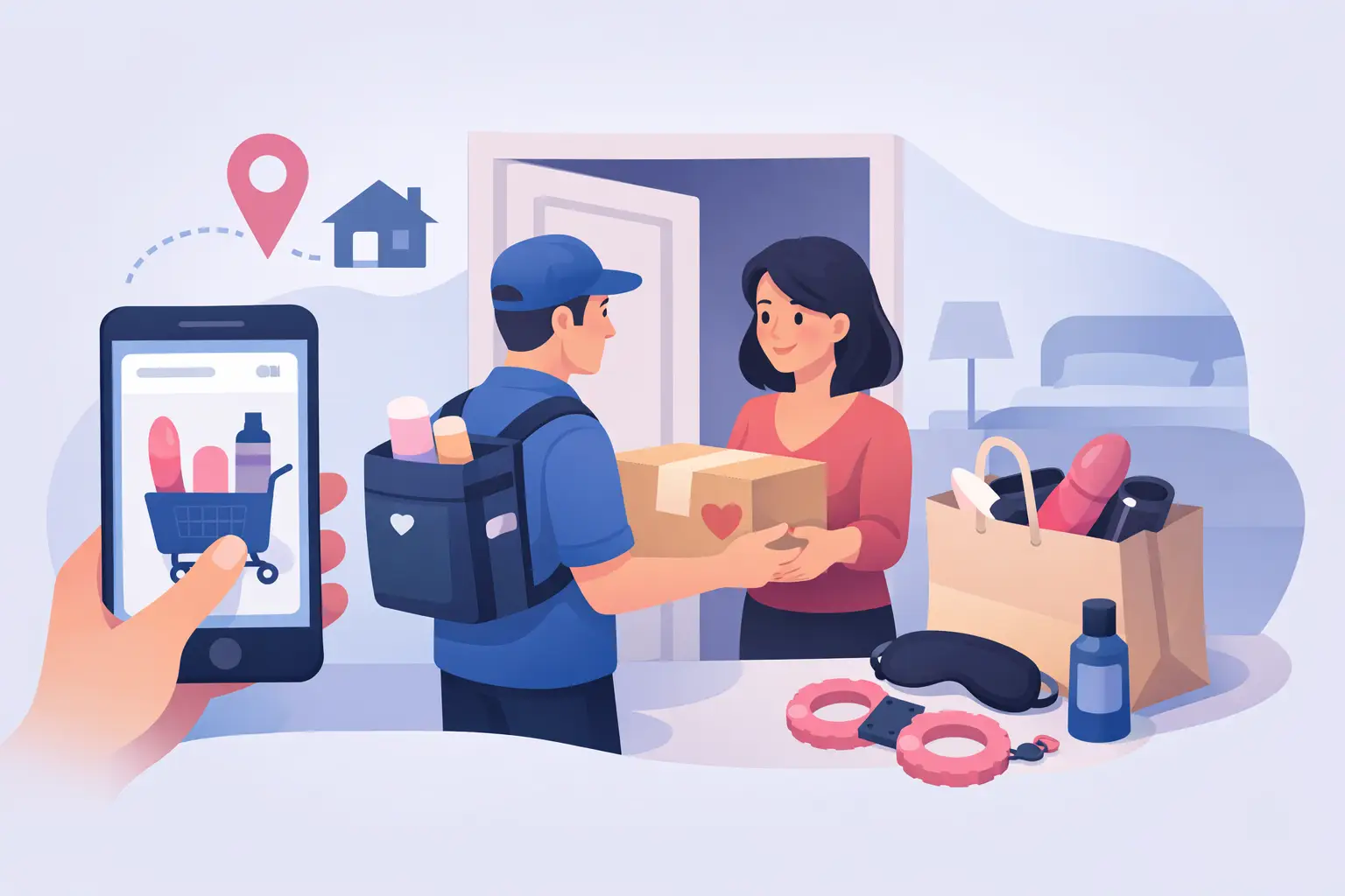 Sex shop a domicilio: compra discreta y fácil