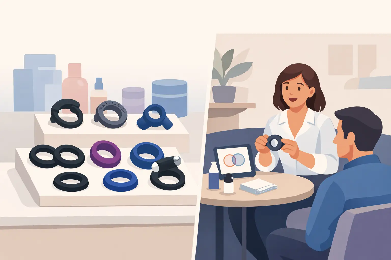 Anillos para pene para elegir y usar con seguridad