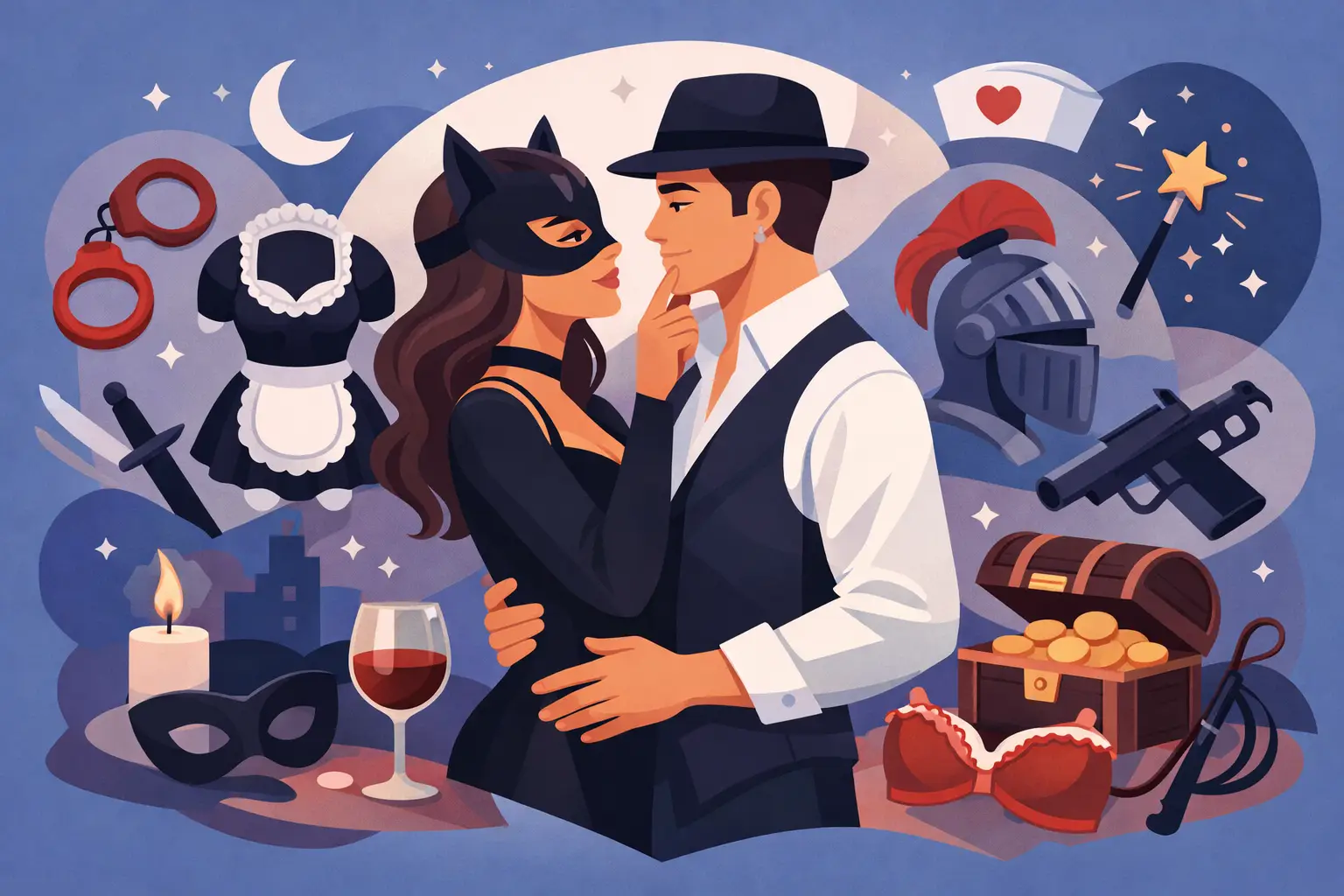 12 ideas de roleplay para adultos en pareja
